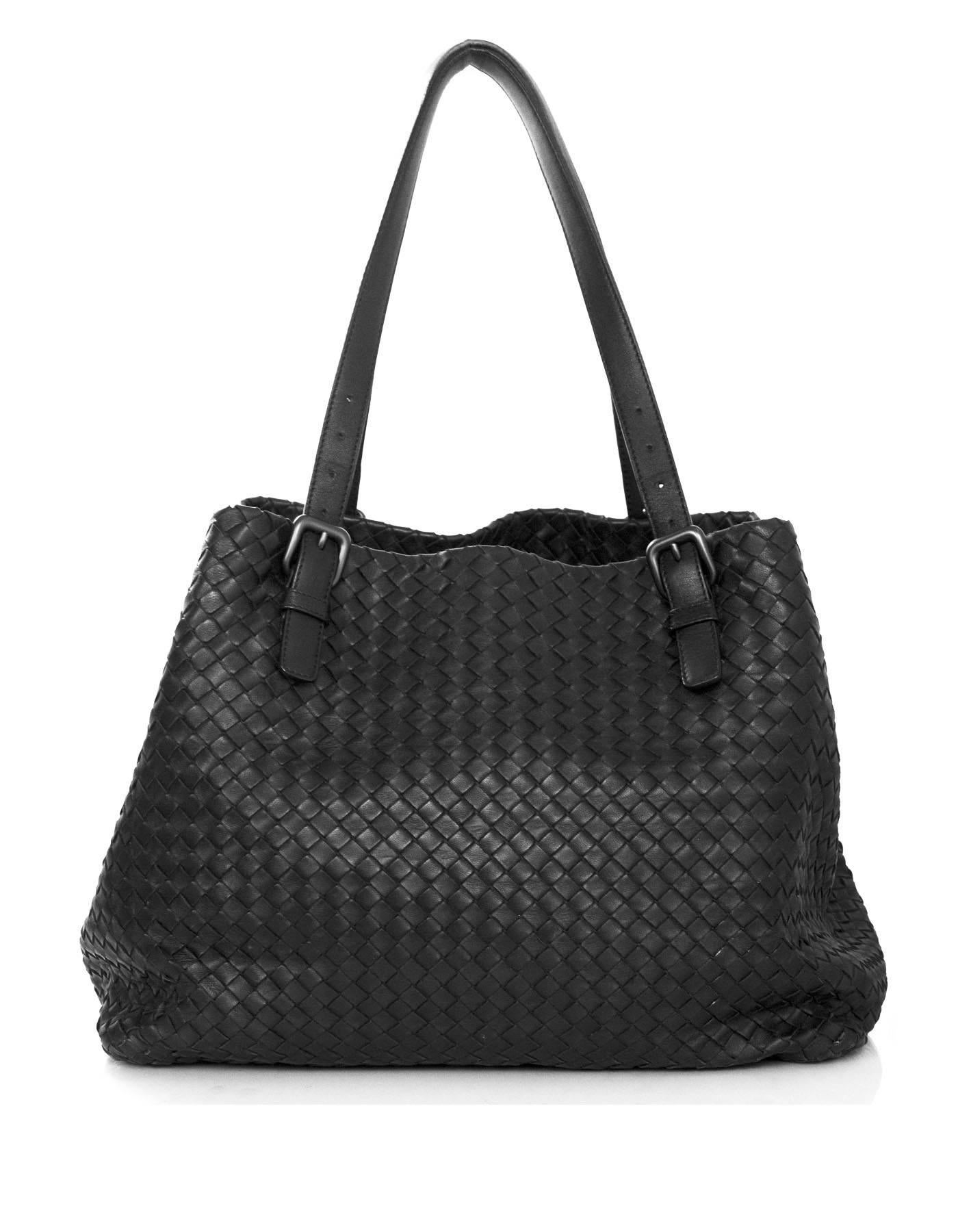 Women's Bottega Veneta Black Intrecciato Large Tote Bag rt. $3, 950