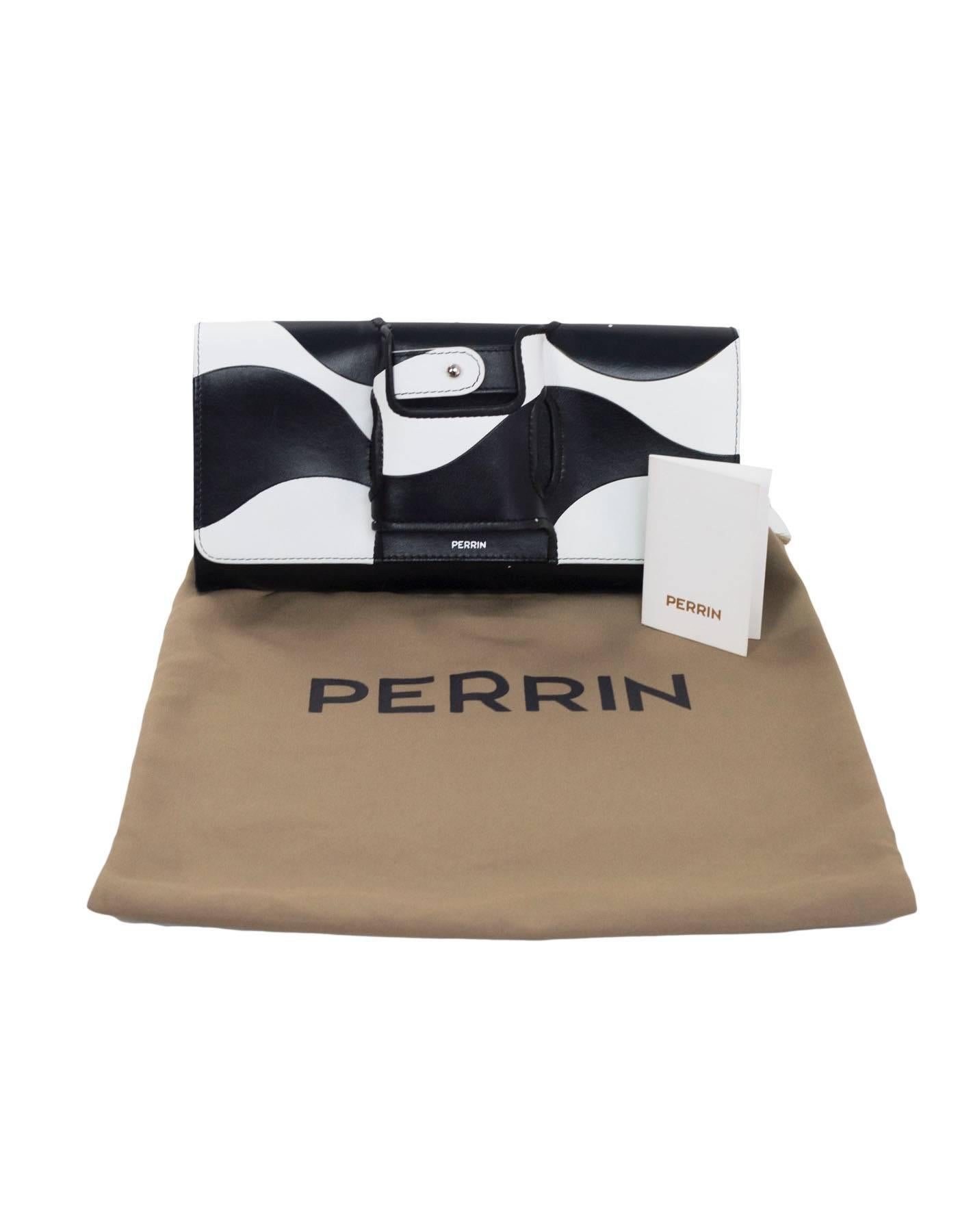 Perrin Black & White Mod La Vague La Capitale Glove Clutch Bag rt. $1, 250 6