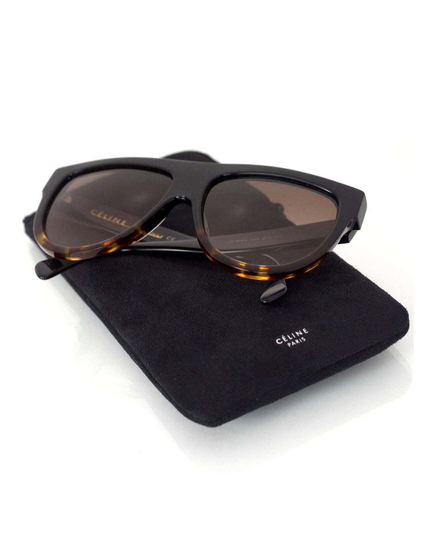 Celine Shadow Flat Top Sunglasses with Case 1