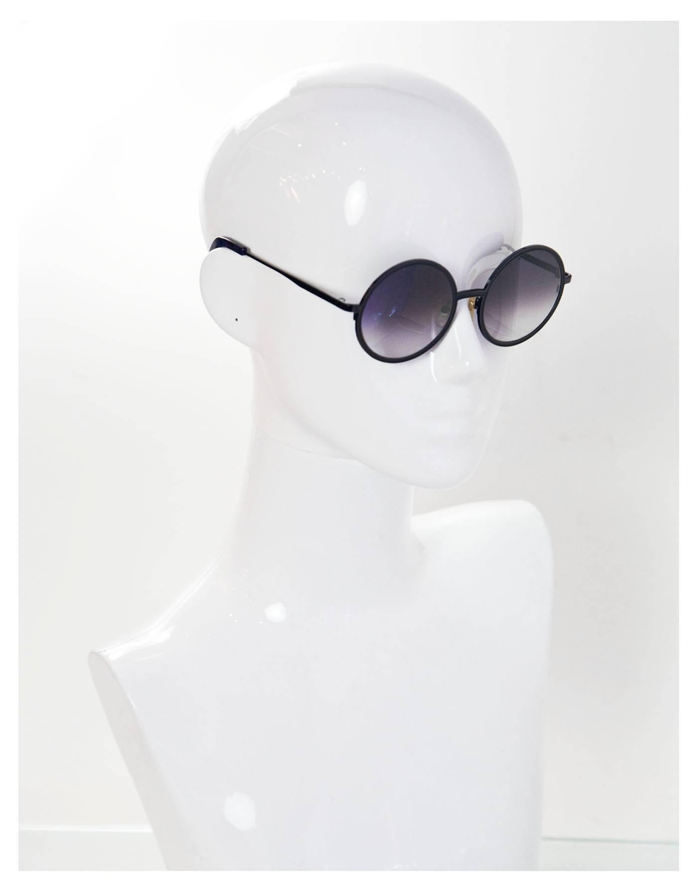 Sunday Somewhere NEW Black Round Charlie Sunglasses rt. $290 4