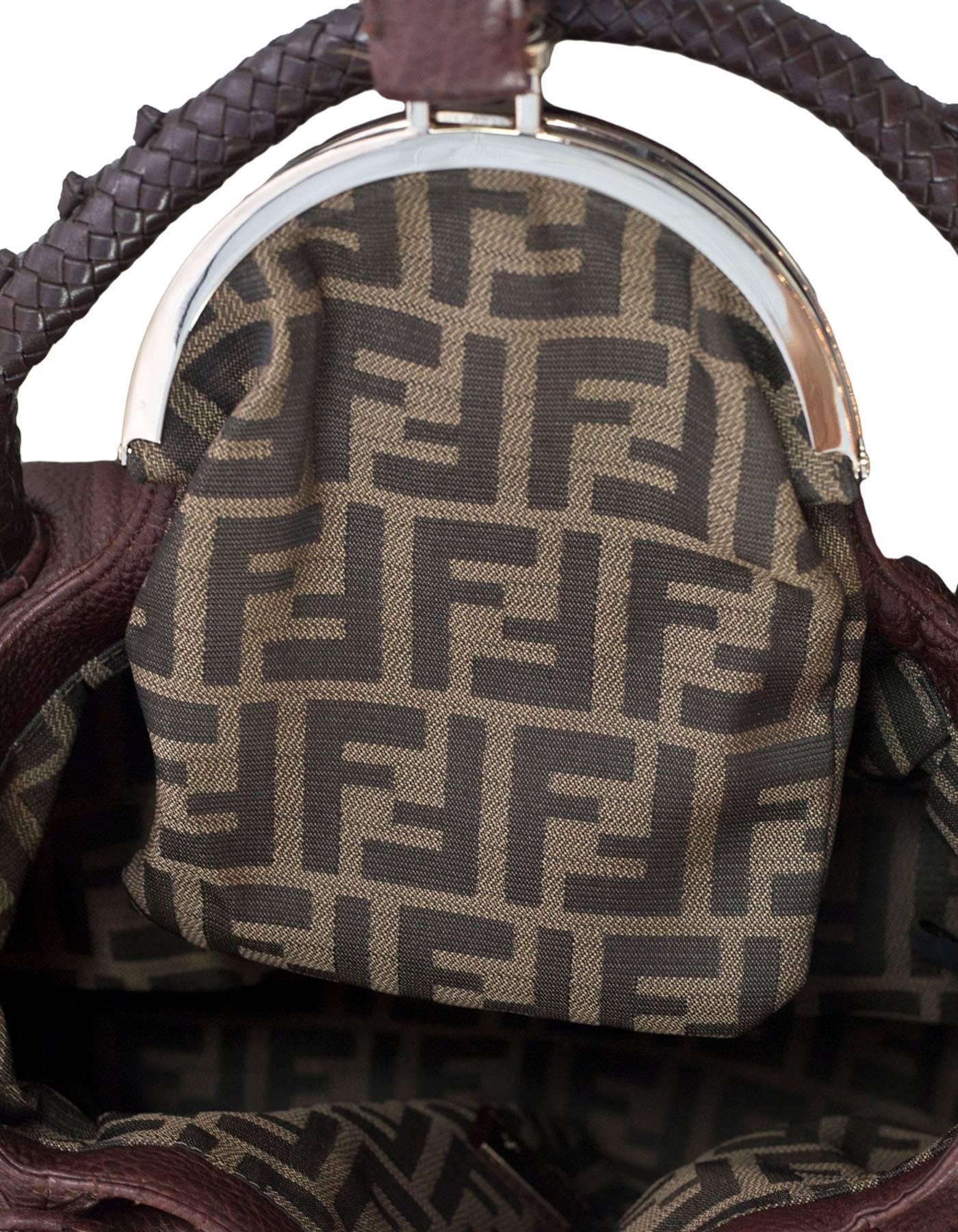 Fendi Brown Leather Spy Bag 4