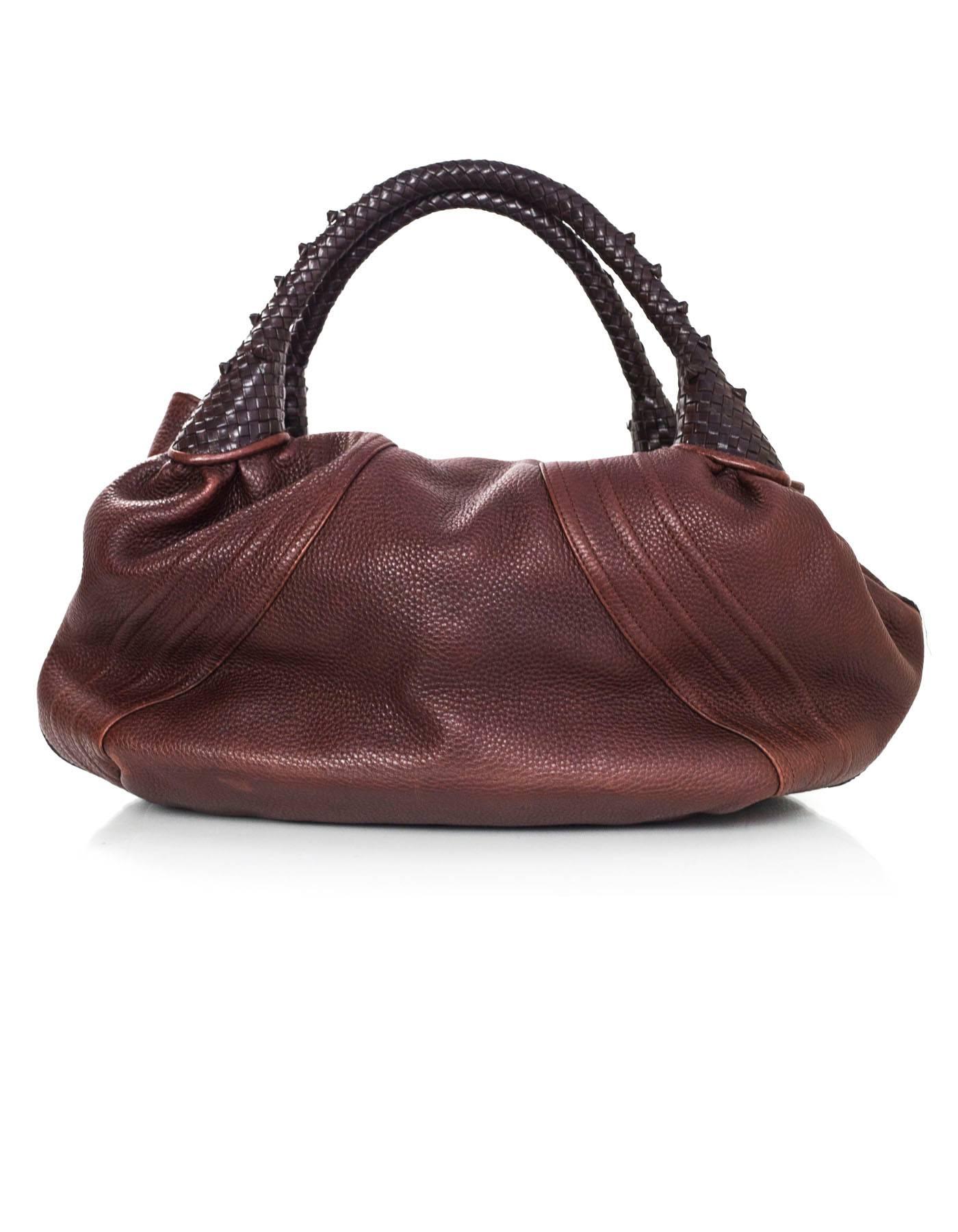 Women's Fendi Brown Leather Spy Bag