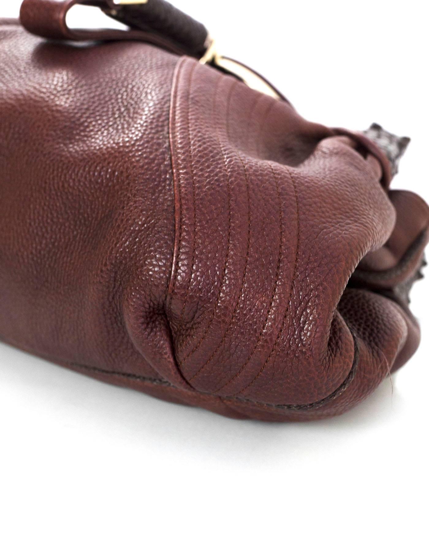 Fendi Brown Leather Spy Bag 2