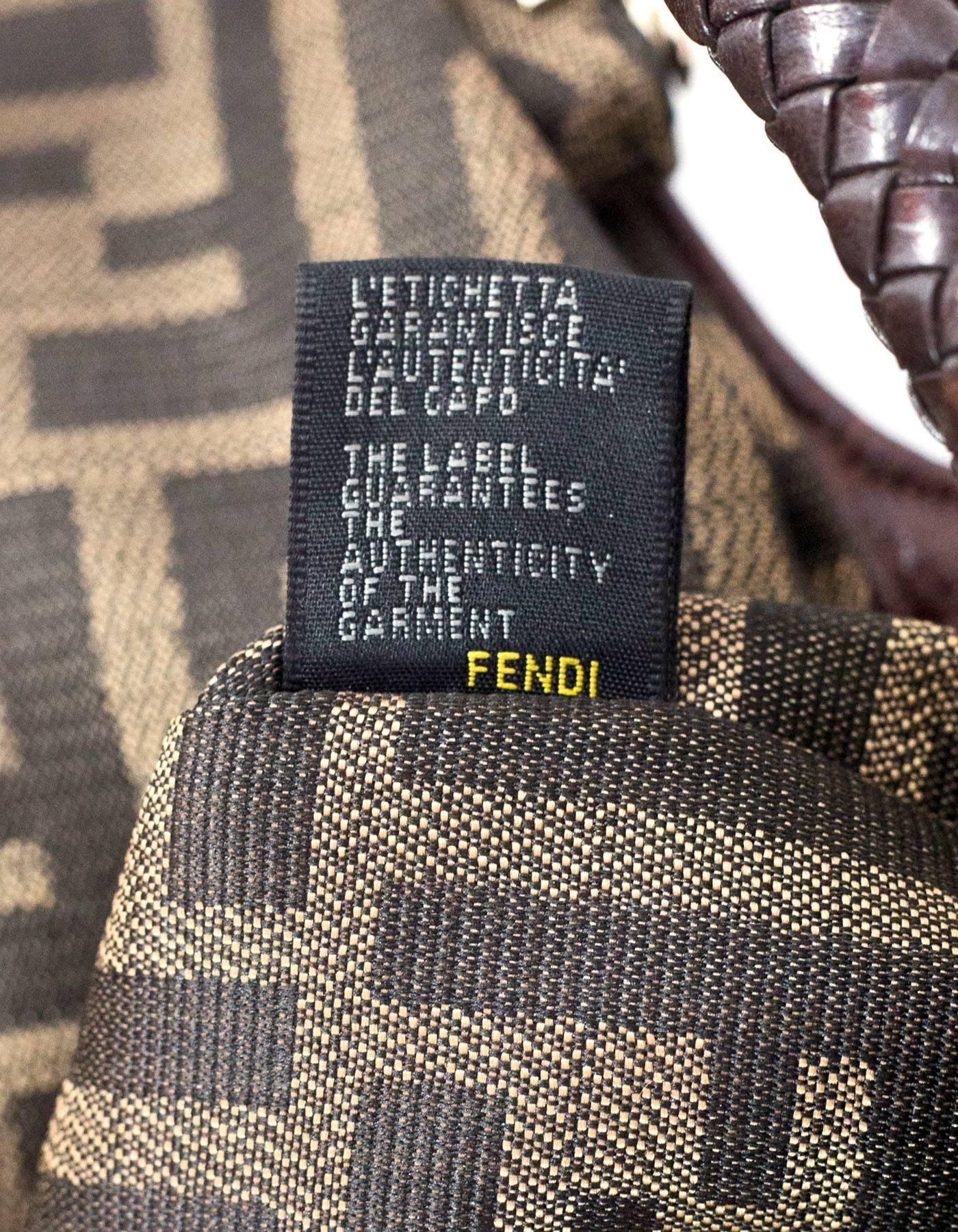 Fendi Brown Leather Spy Bag 6