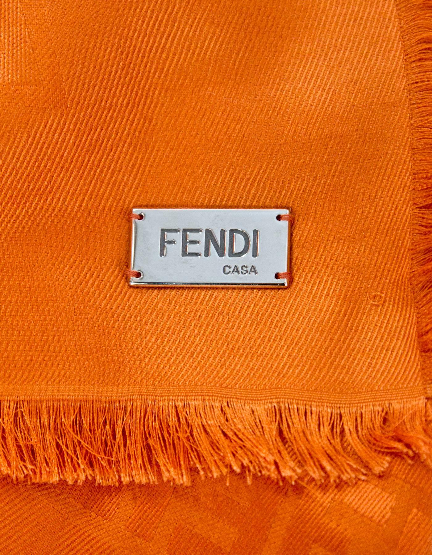 fendi throw blanket