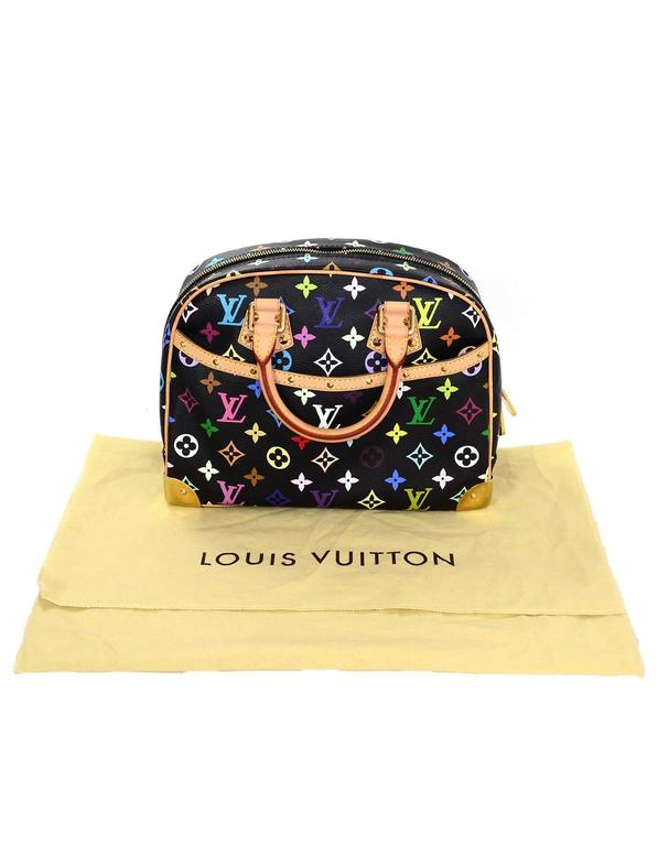 Vintage Louis Vuitton Monogram Multicolor Black Trouville – Madison Avenue  Couture
