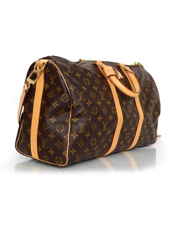 Louis Vuitton Monogram Keepall 45 Duffle Weekender Bag at 1stdibs