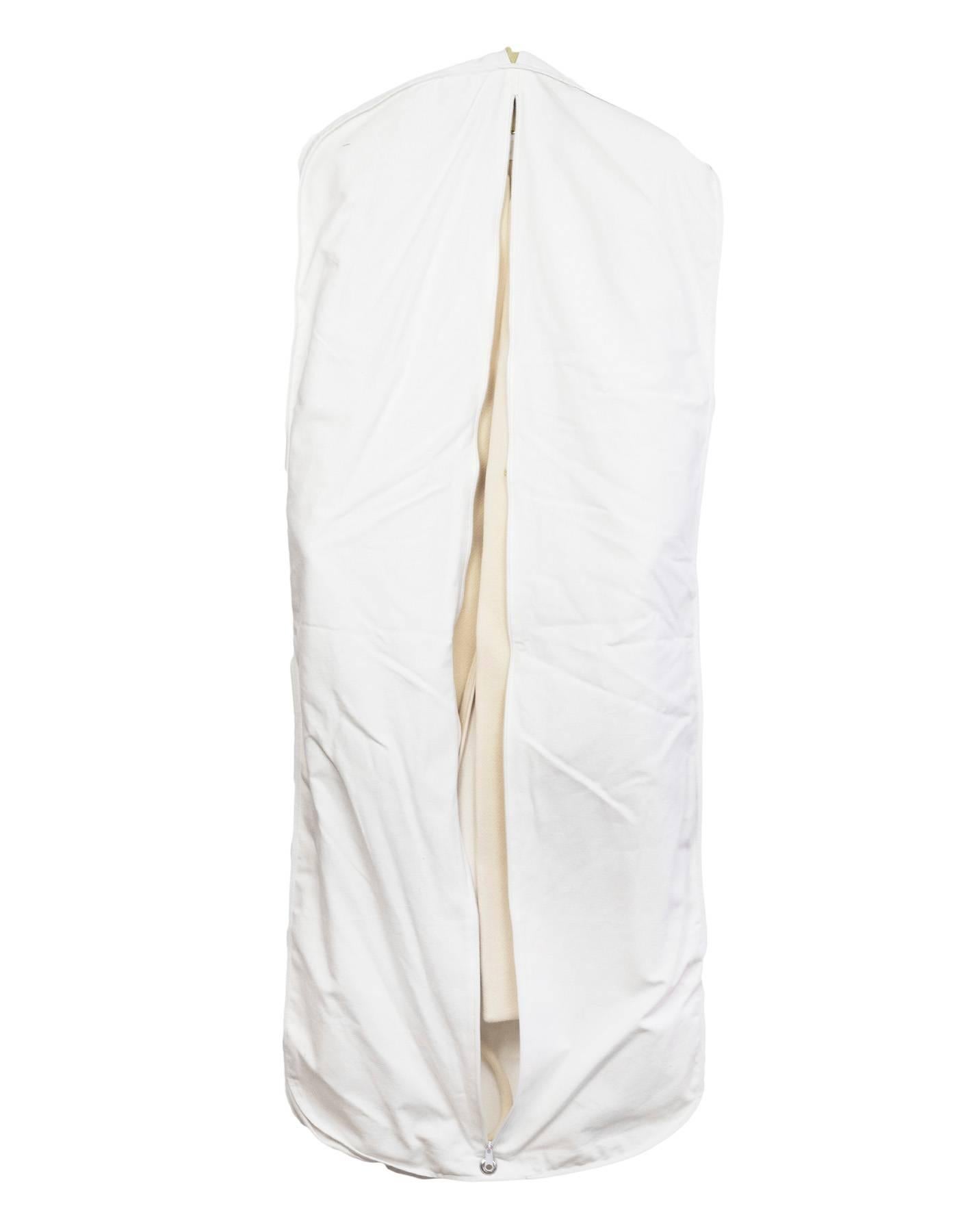 Women's Chloe Cream Wool Long Belted Coat sz FR36 rt. $1, 875