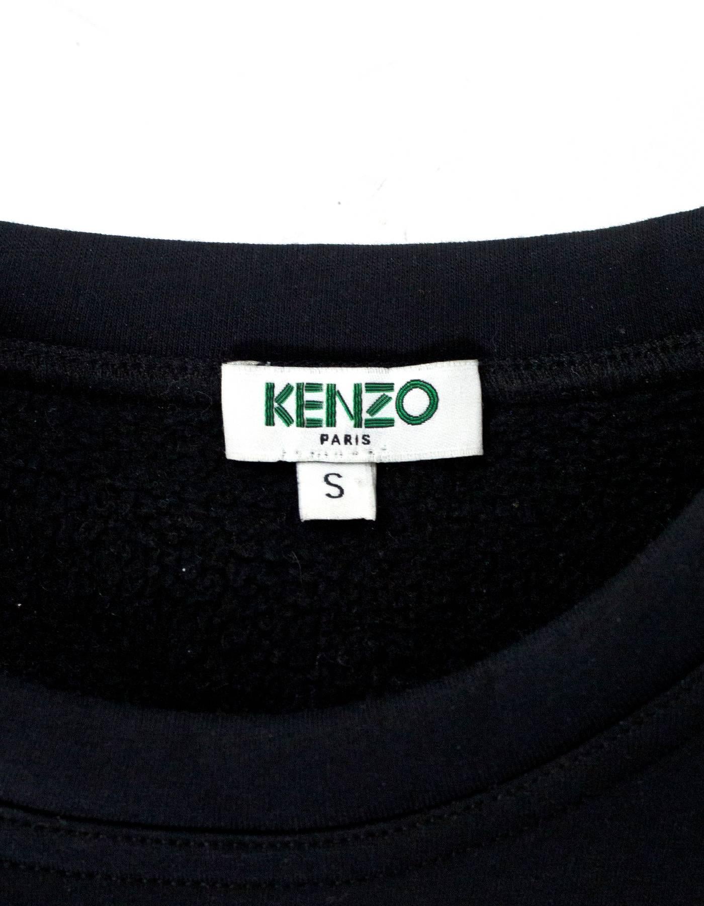 black kenzo jumper