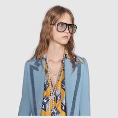 Gucci 2017 Pearl Logo Necklace with Box RT. $1, 100