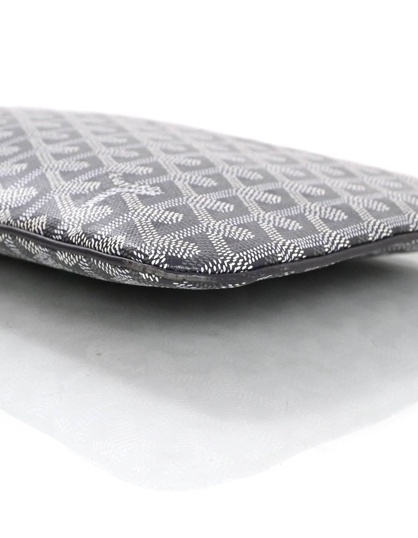 goyard grey clutch