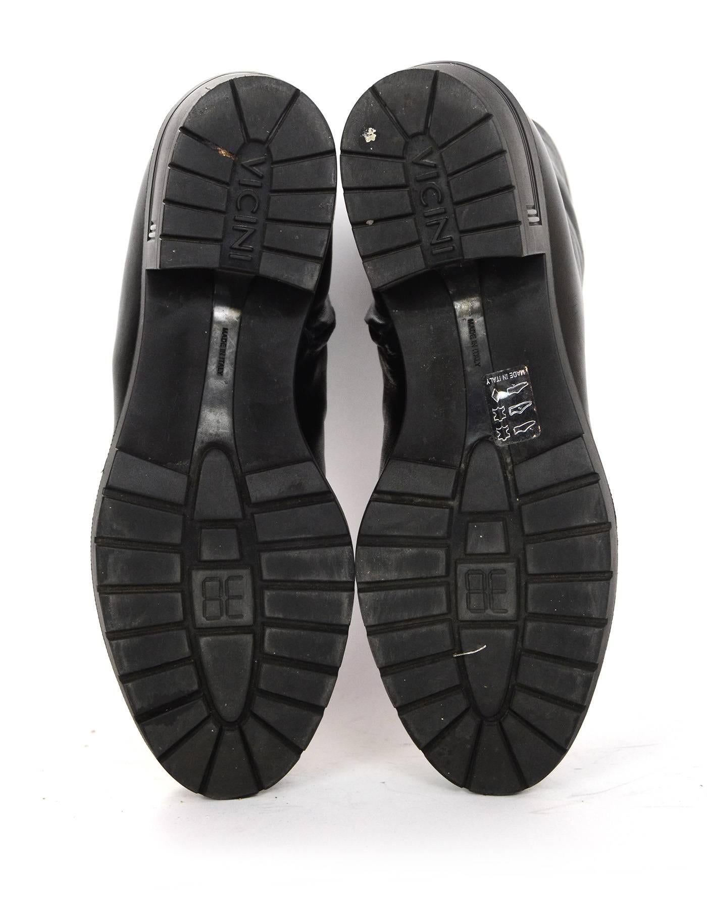 Giuseppe Zanotti Black Leather Ankle Boots Sz 38 1