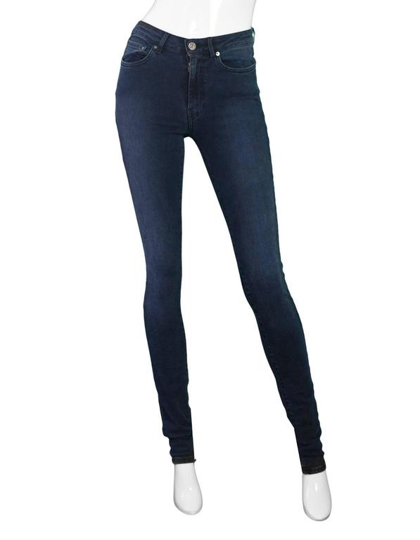 Acne Studios Blue Pin Deep Skinny Jeans sz 26 For Sale at 1stDibs | acne  studios pin jeans, acne studios pin