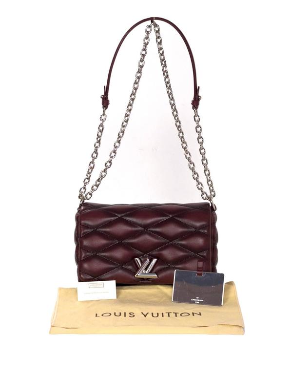 Lock it patent leather mules Louis Vuitton Burgundy size 36.5 EU in Patent  leather - 35363309