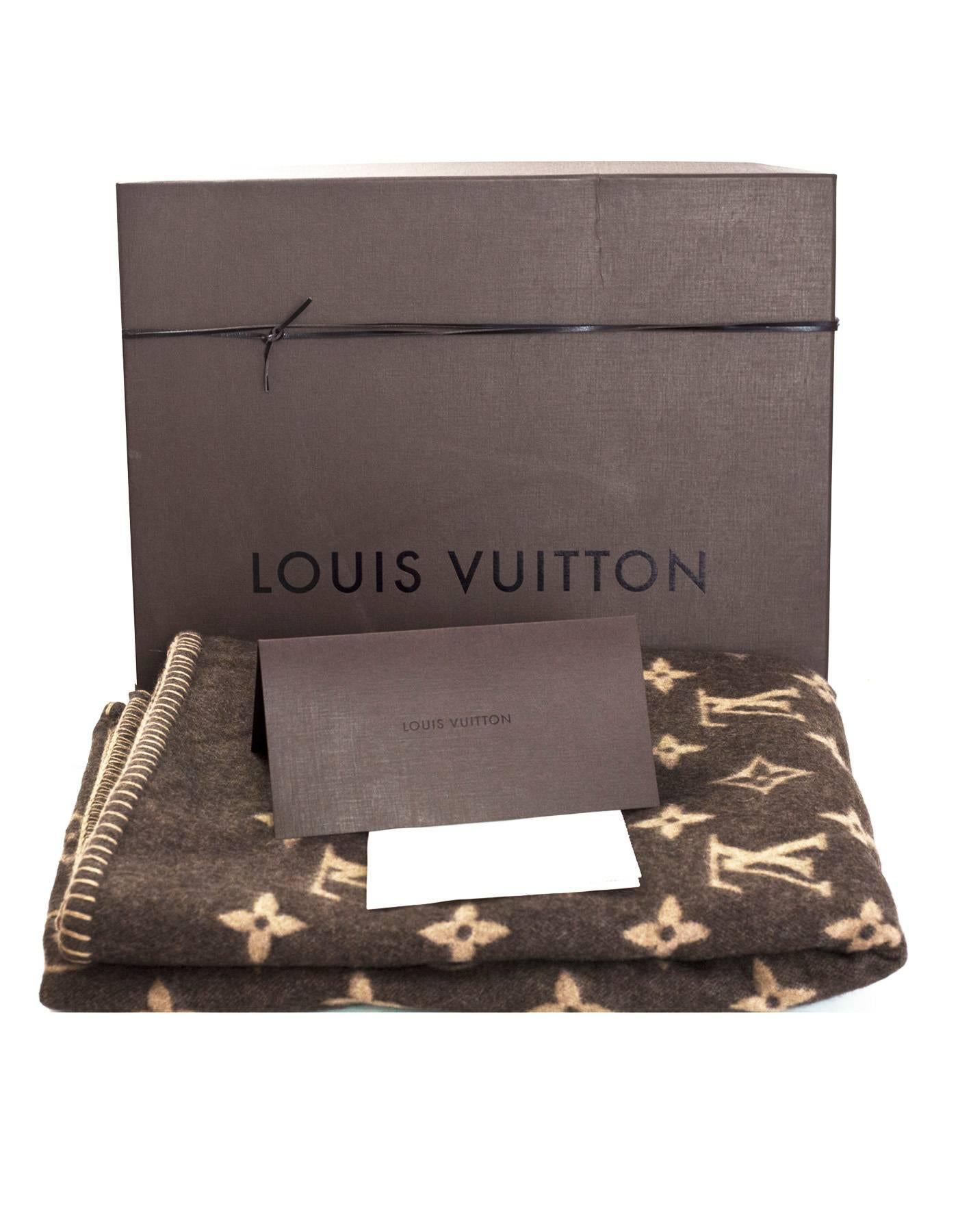 Consume Expense specification Louis Vuitton Monogram Wool Blanket with Box For Sale at 1stDibs | louis  vuitton blanket, louis vuitton monogram blanket, louis vuitton wool blanket