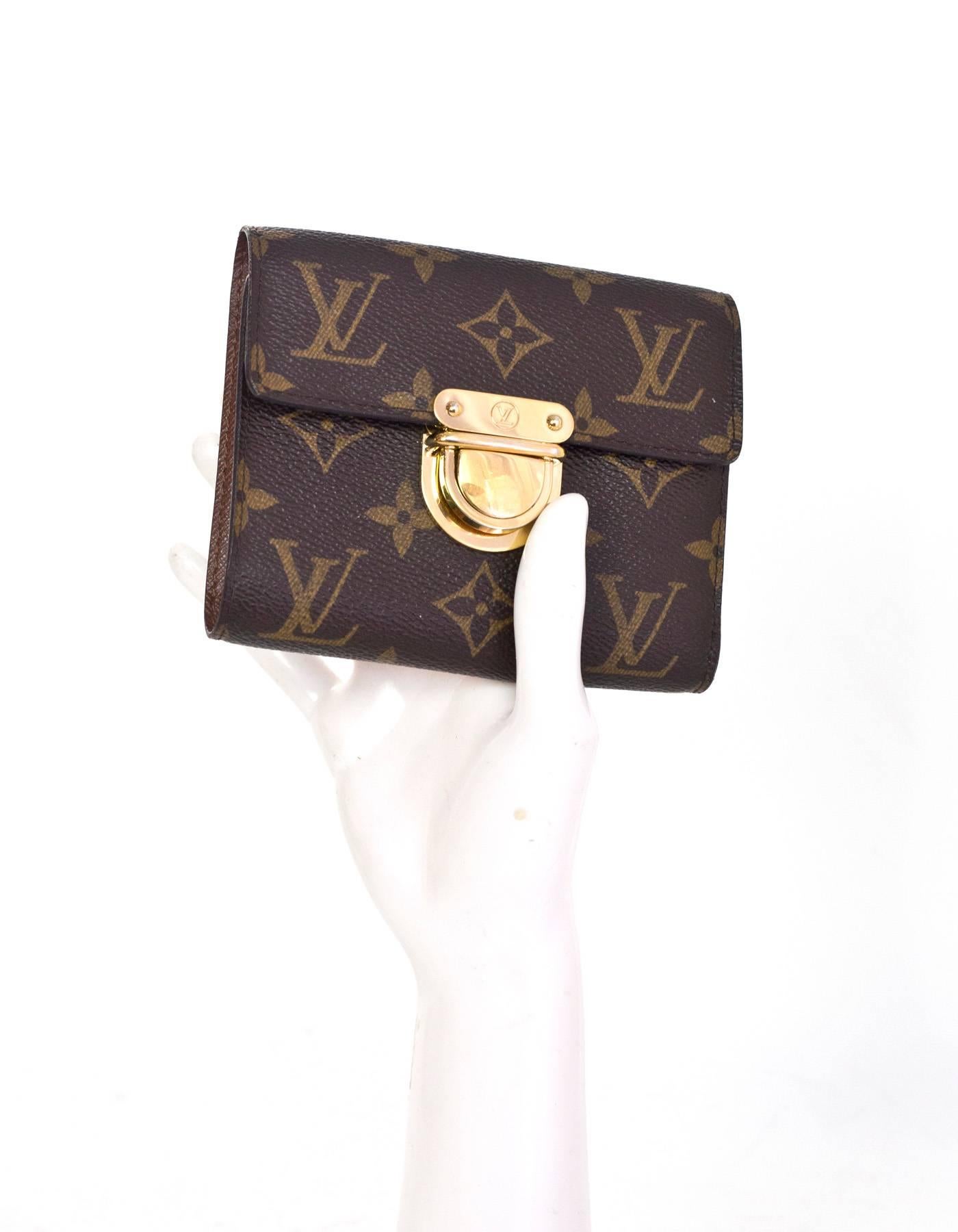 Louis Vuitton Monogram Koala Pushlock Wallet 1