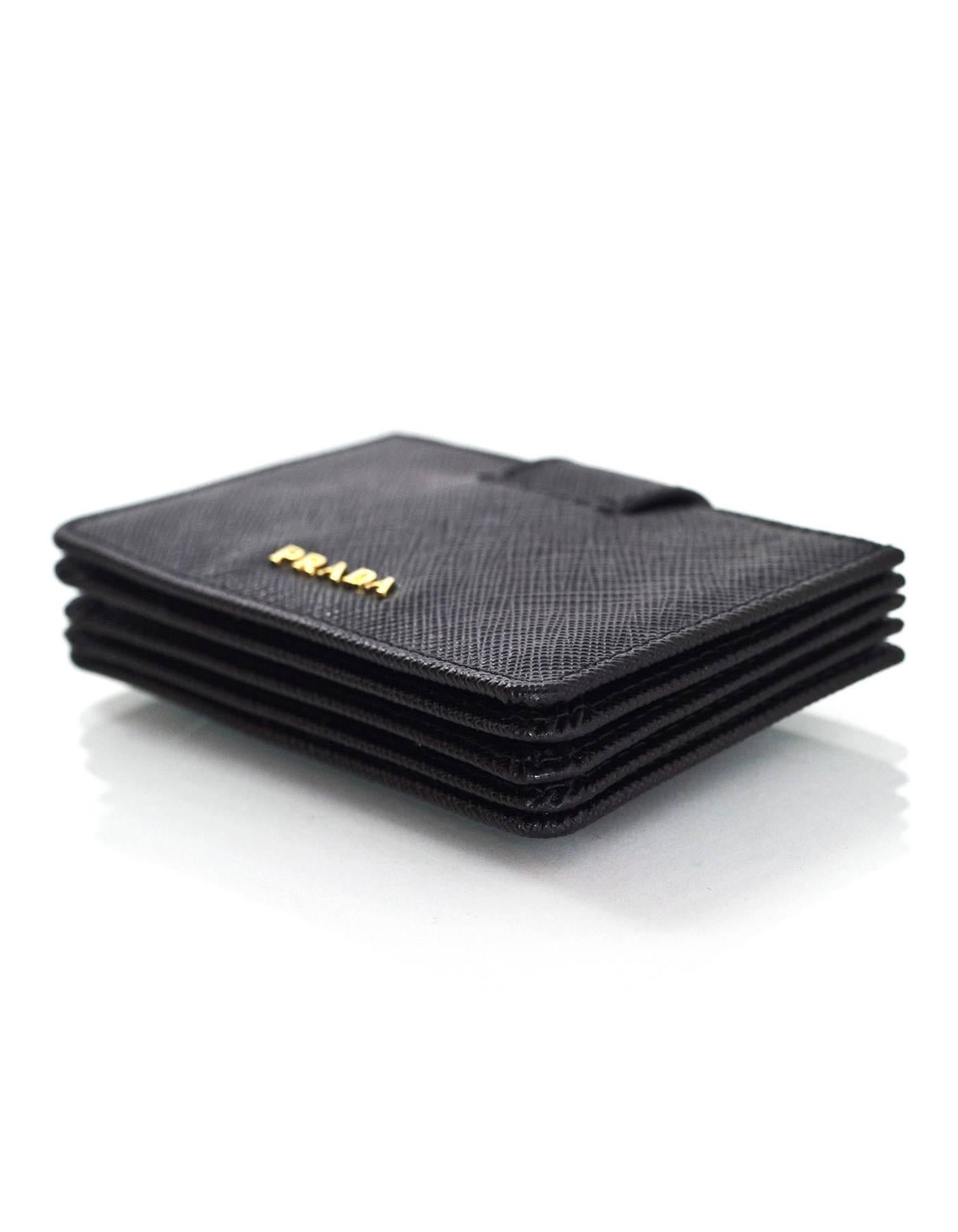 Prada accordion card case sale