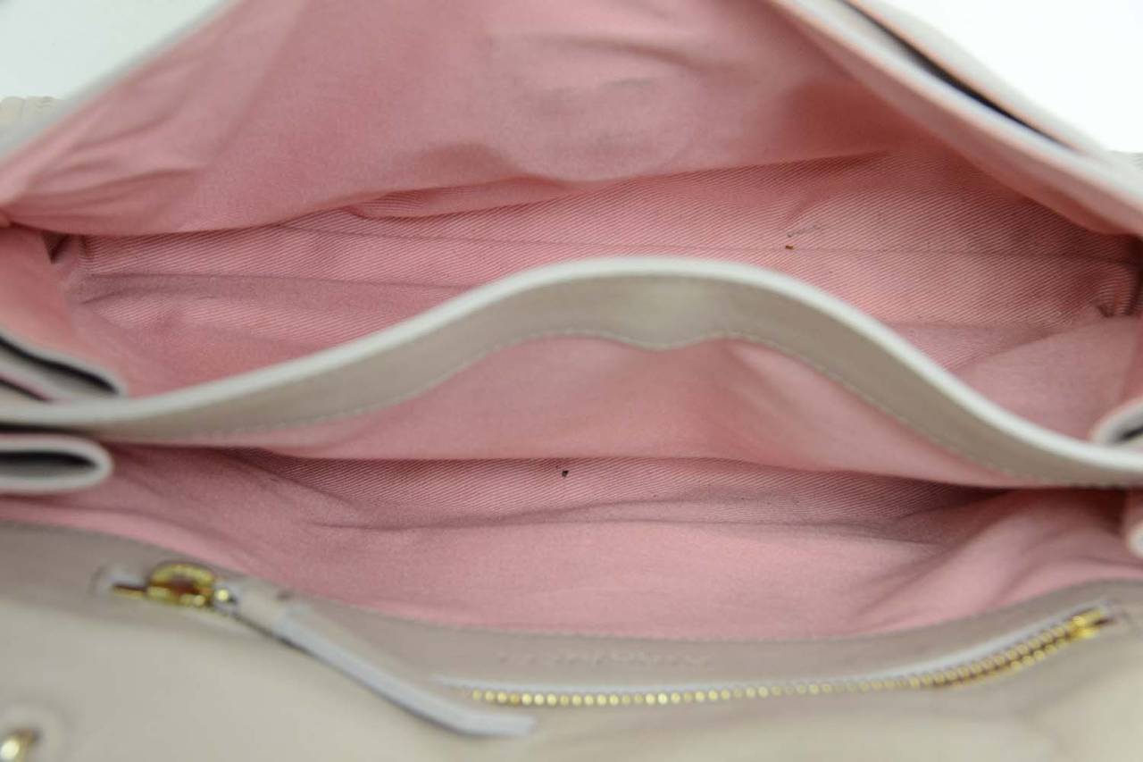 NINA RICCI Blush Leather ASAP Satchel Bag rt. $1, 450 2