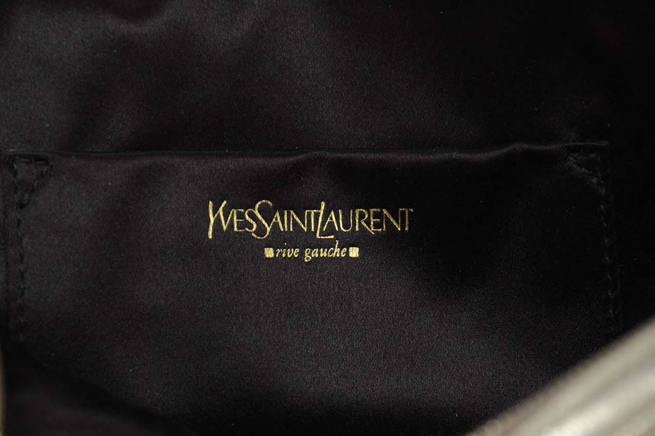 Women's YVES SAINT LAURENT YSL 2008 Gold Leather Micro Muse Bag