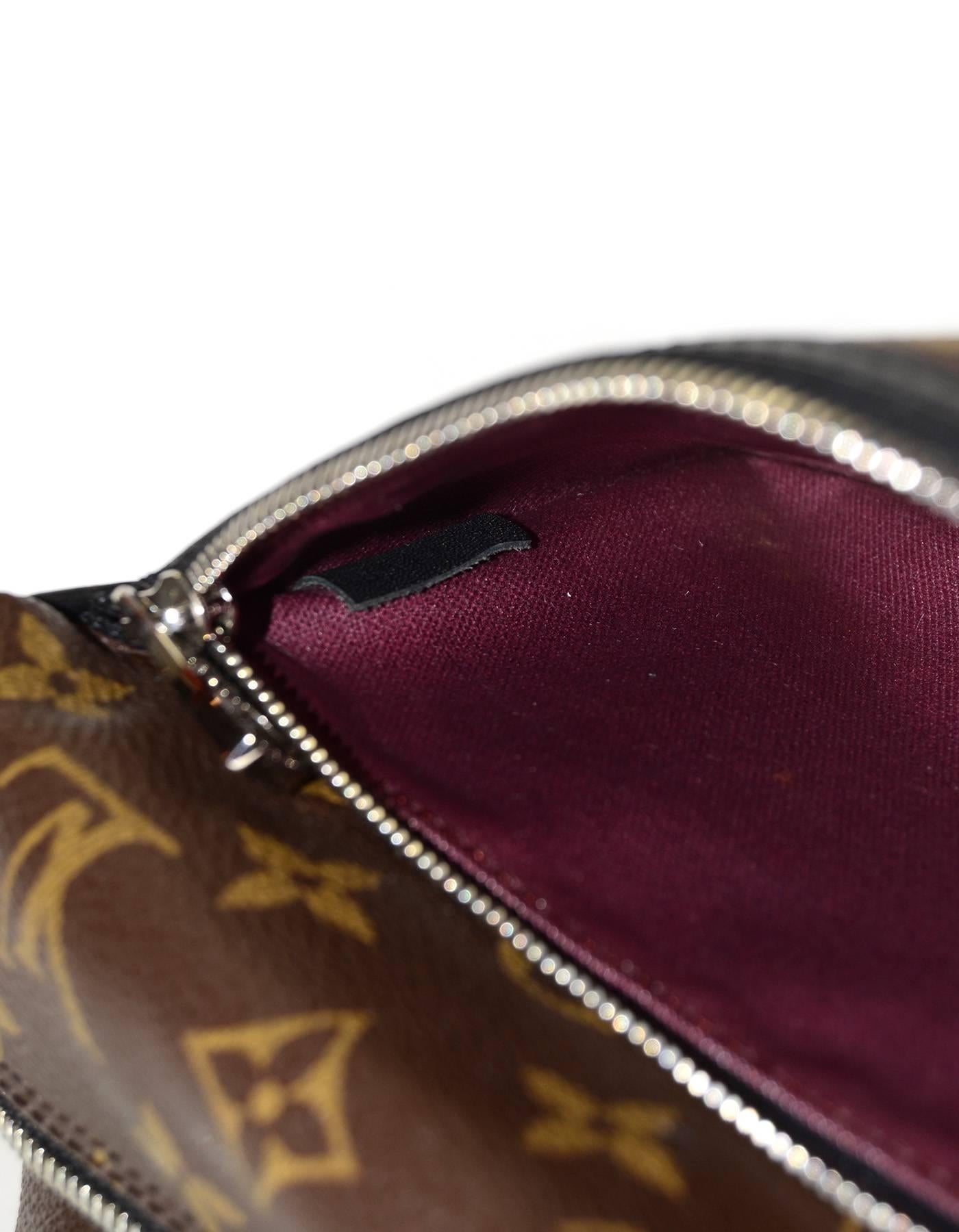 Louis Vuitton Monogram Macassar Toiletry Kit Bag In Excellent Condition In New York, NY