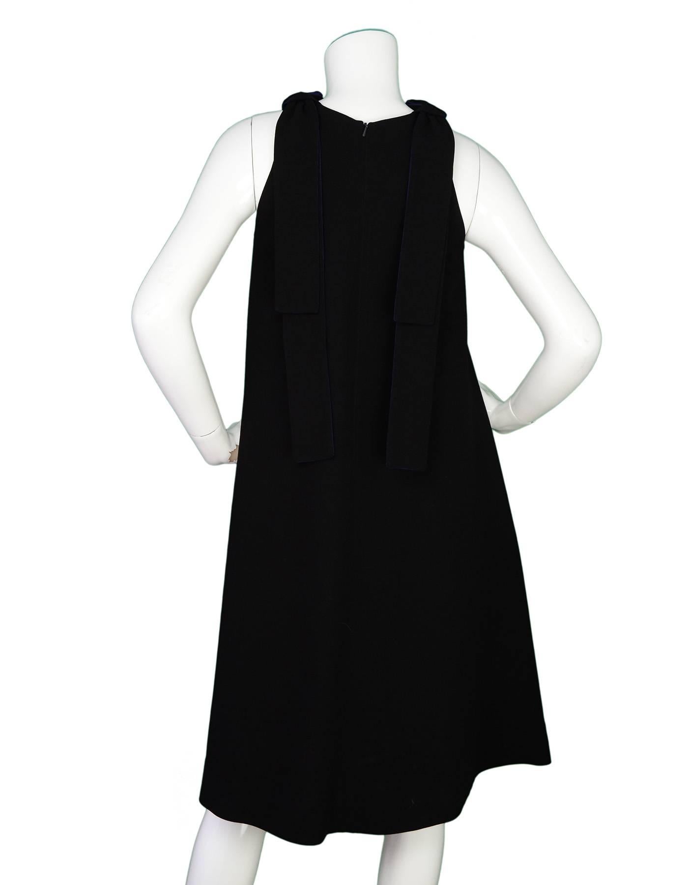 Paul Smith Black Trapeze Dress sz IT38 In Excellent Condition In New York, NY