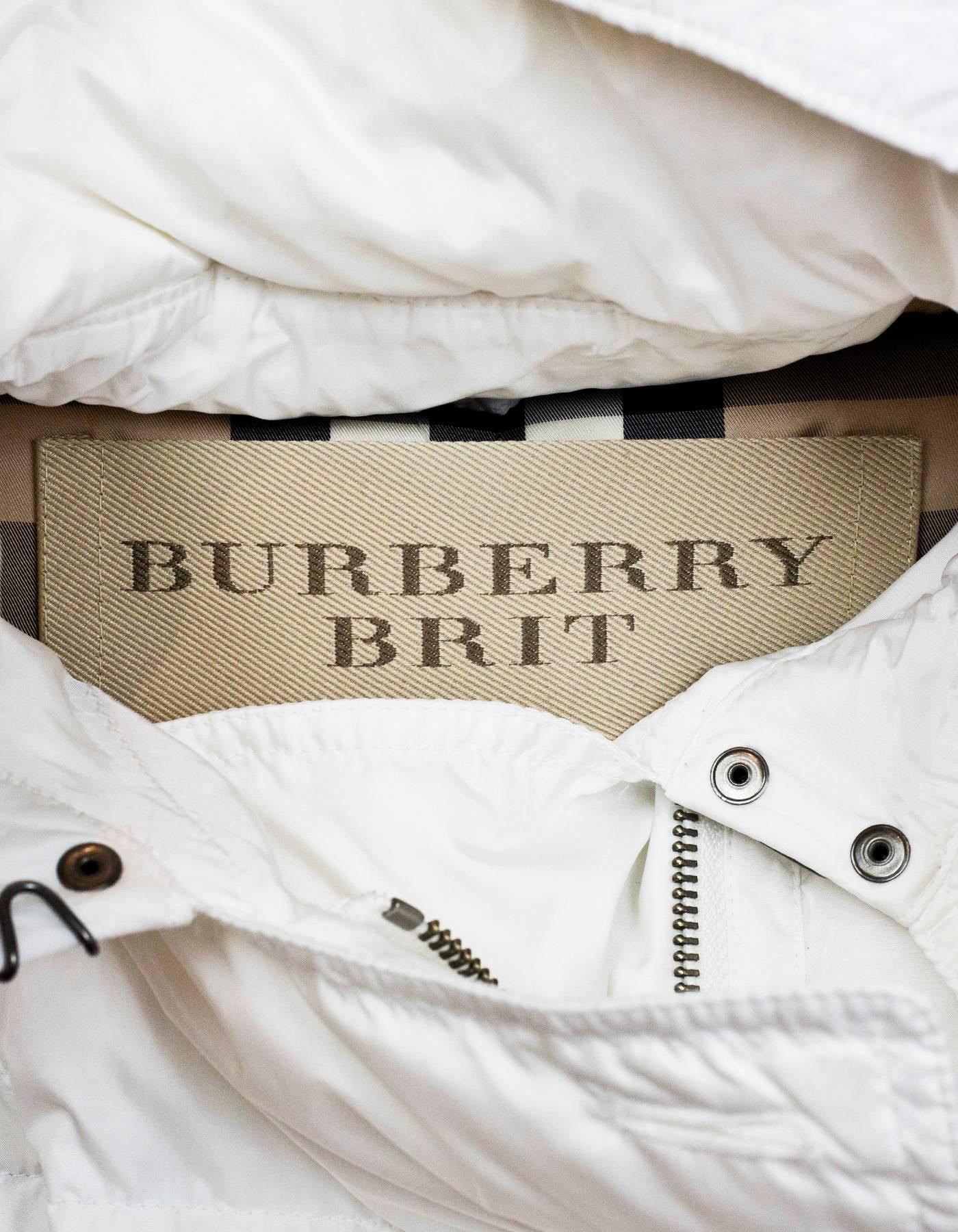 burberry brit puffer coat