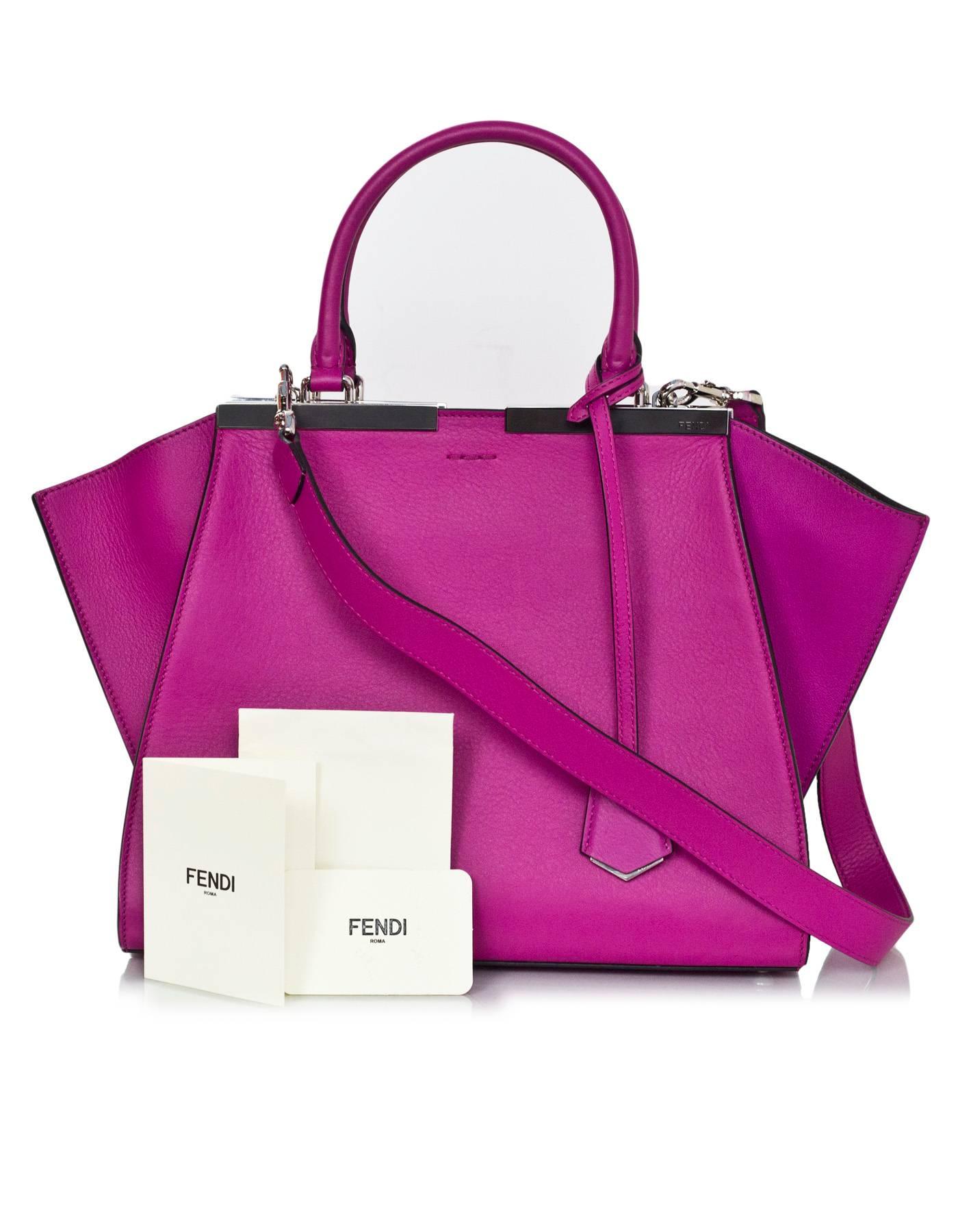 Fendi Pink Leather 3Jours Handle Bag with Tags rt. $2, 400 6