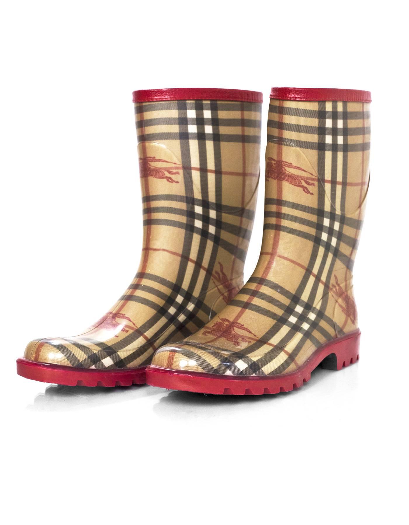 short burberry rain boots