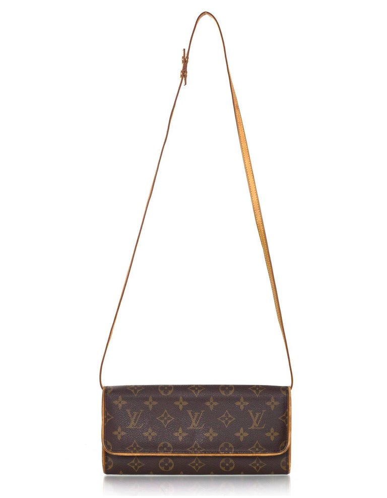 Louis Vuitton Monogram Twin Pochette PM Crossbody Bag For Sale at 1stdibs