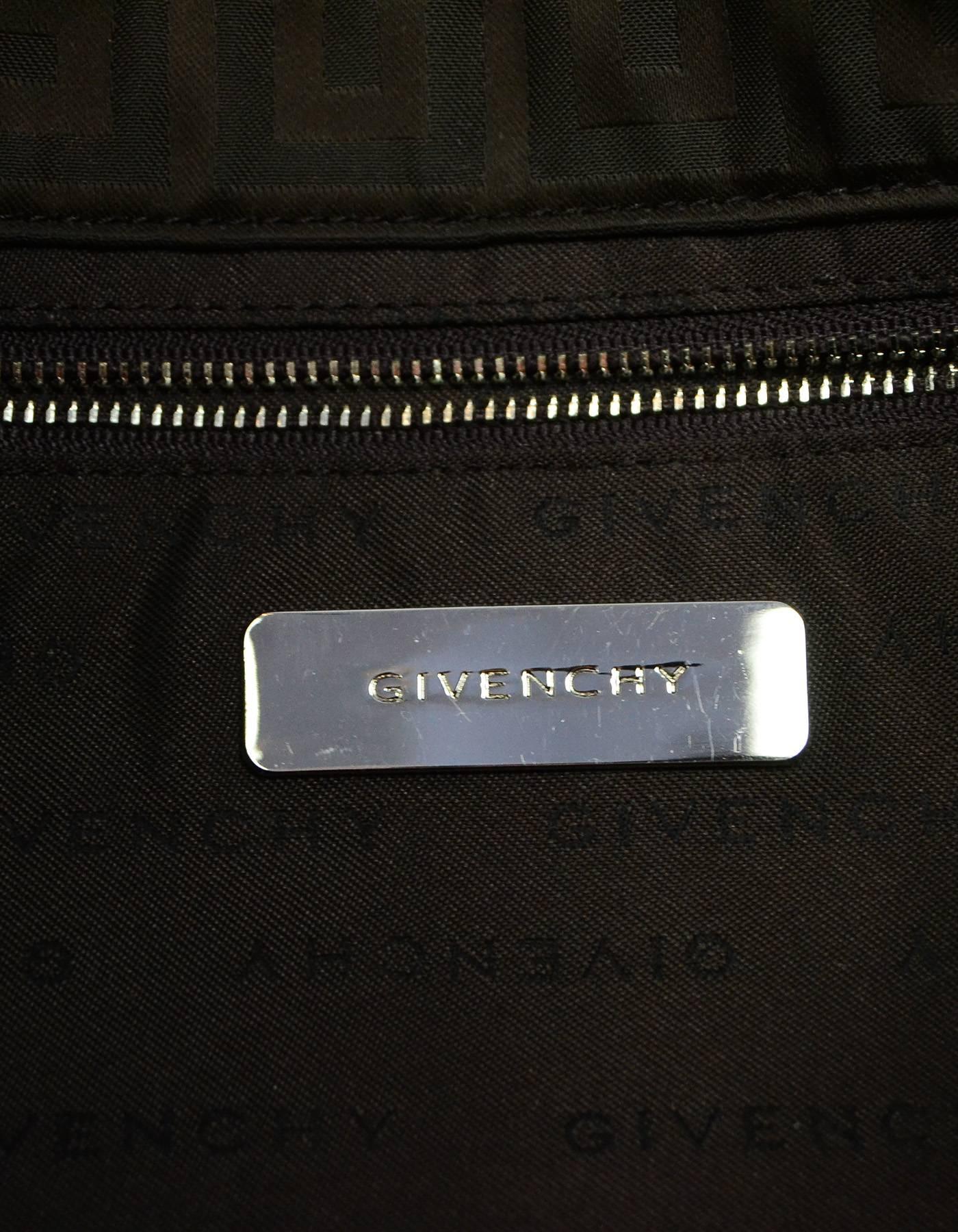 Givenchy Brown Monogram Nylon Shoulder Bag 2