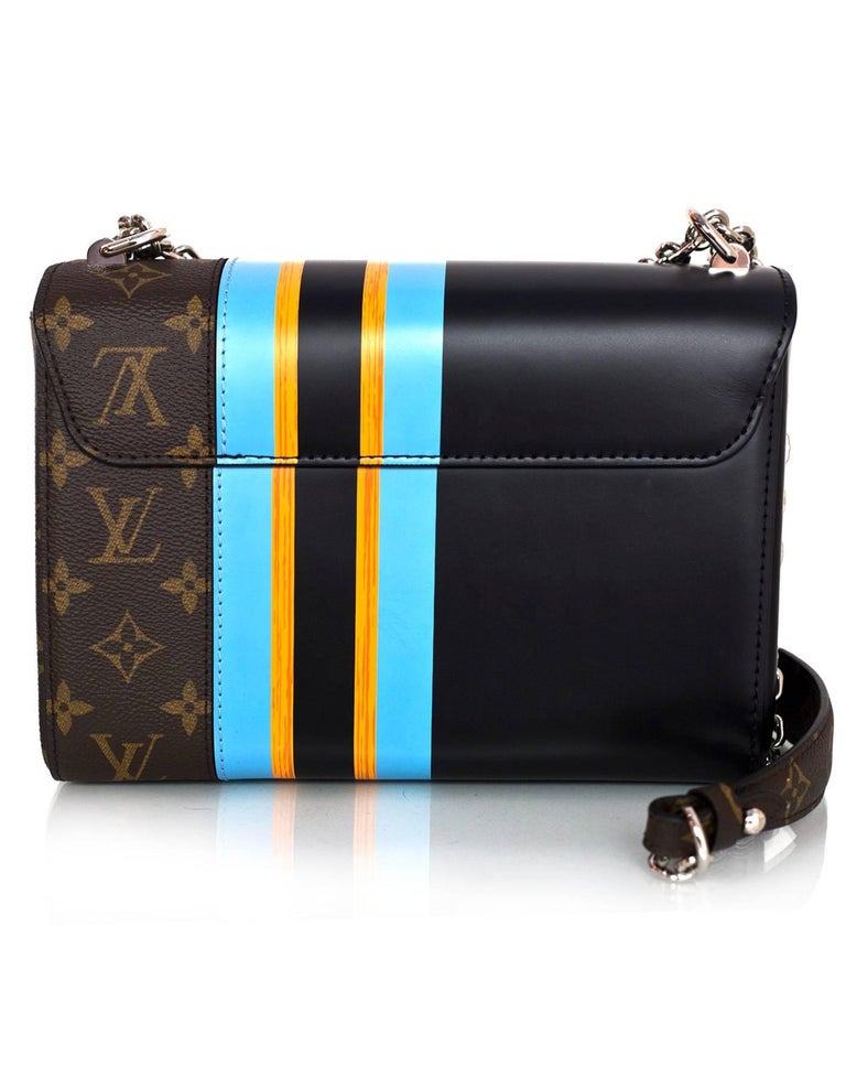 Louis Vuitton Limited Edition Monogram/Black Heroine Jackets Twist MM Bag For Sale at 1stdibs