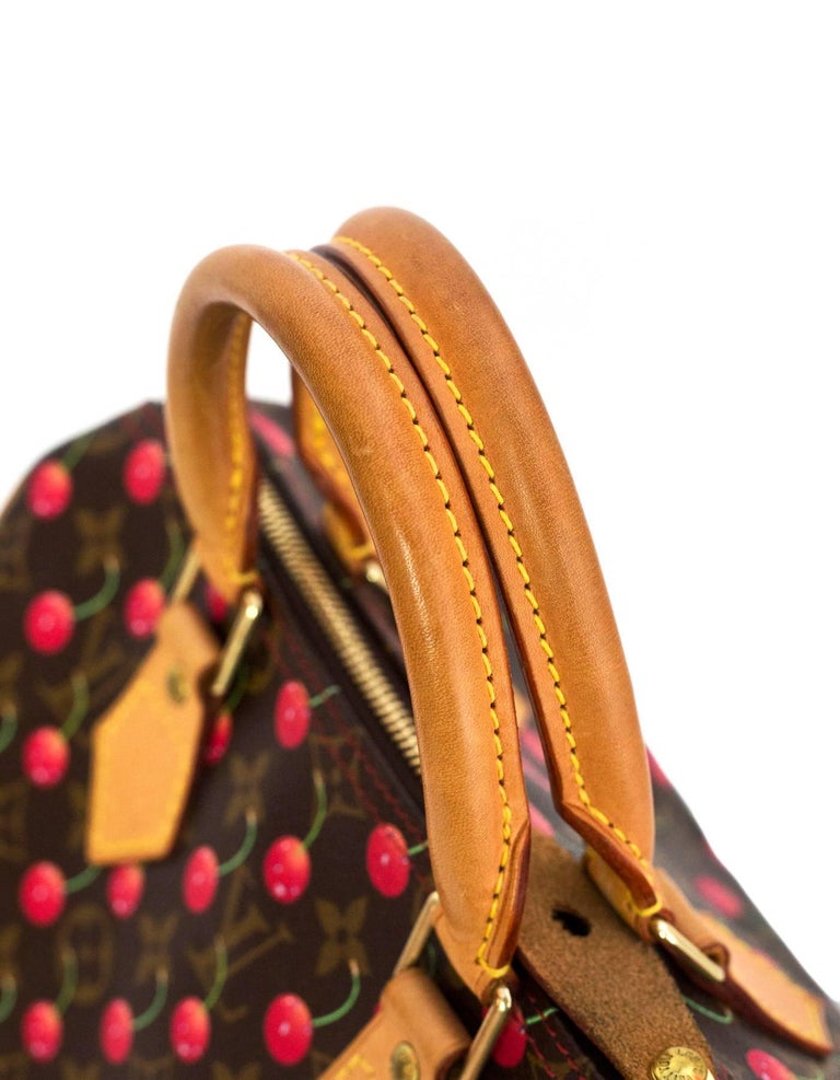 Louis Vuitton Limited Edition Monogram Cerises Speedy 25 Bag