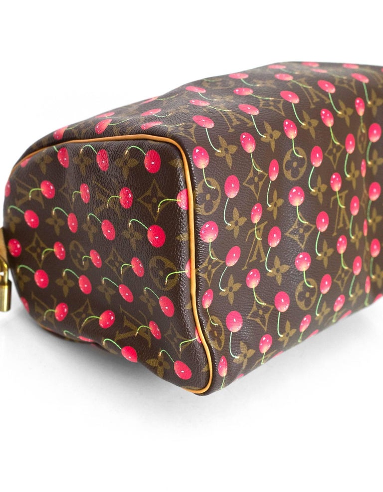 Louis Vuitton Monogram Cherry Cerises Speedy 25 Bag at 1stdibs