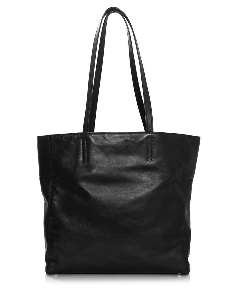 Miu Miu Black Leather Tote Bag For Sale at 1stDibs miu miu
