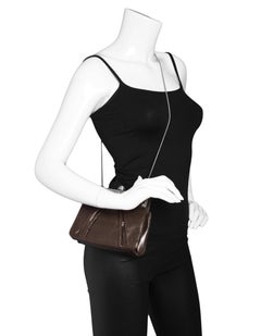 Judith Leiber Brown Lizard & Crystal Clutch/Evening Bag