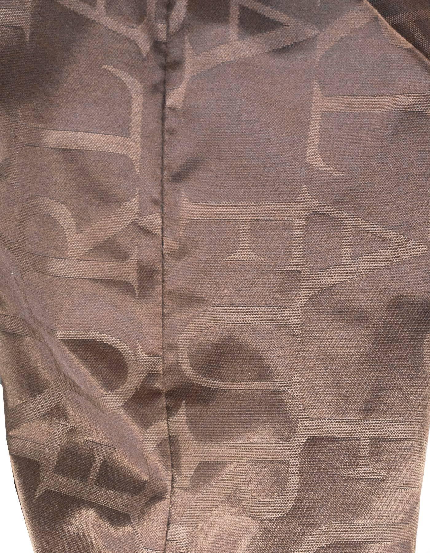 Black Furla Brown Leather Tote Bag