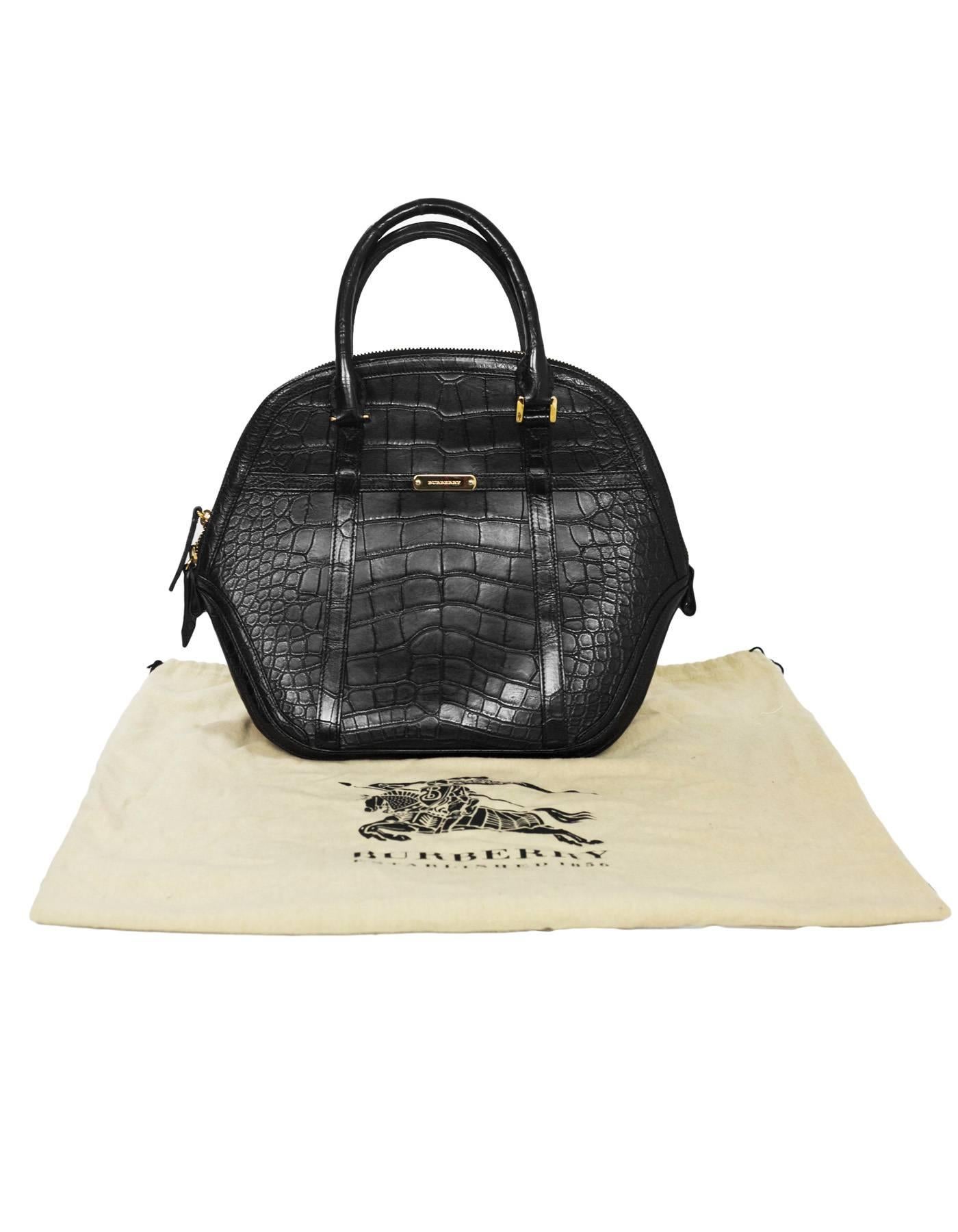 Burberry alligator bag best sale