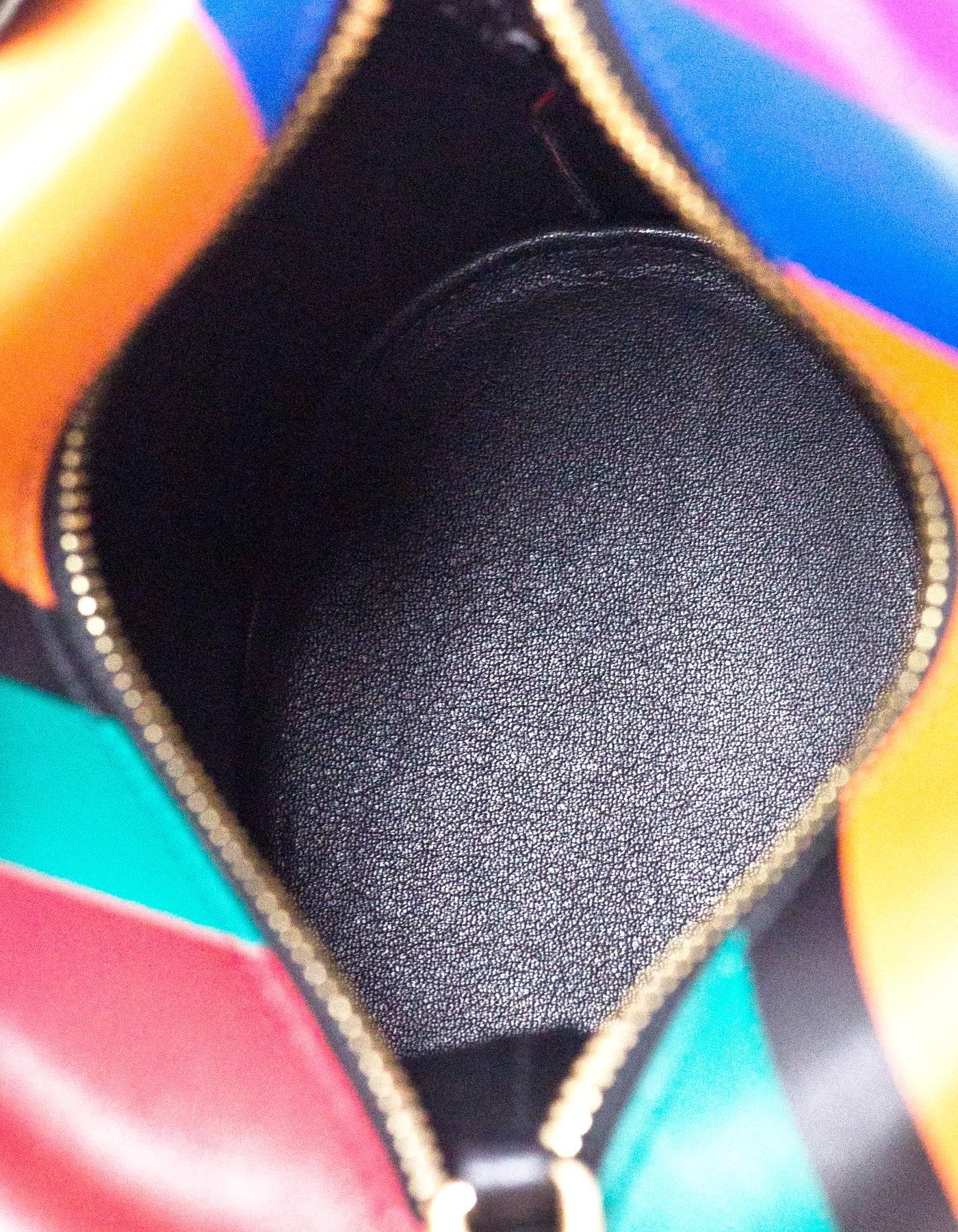 Women's Loewe 2016 Striped Leather Elephant Crossbody Bag
