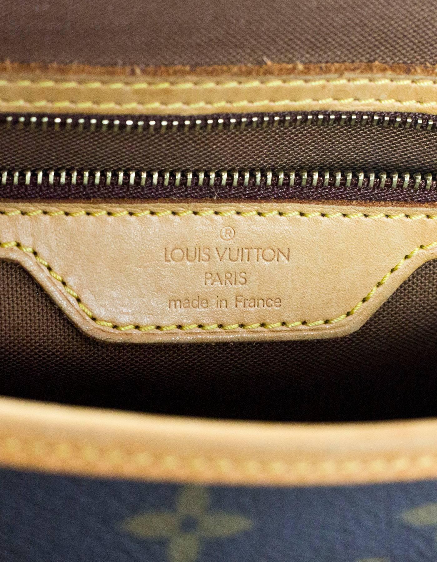 Louis Vuitton Monogram Sologne Crossbody Messenger Bag In Good Condition In New York, NY