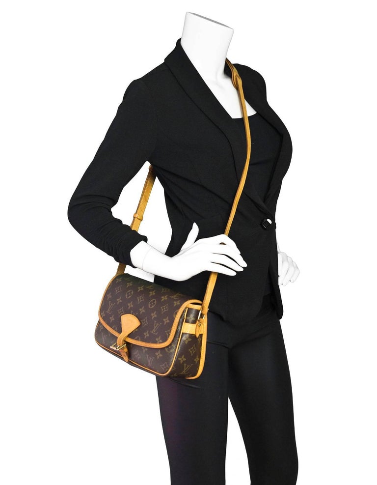 Louis Vuitton Vintage Sologne Crossbody Bag Brown