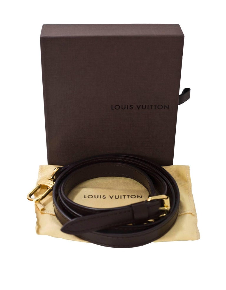 Louis Vuitton Adjustable Shoulder Strap 16 mm Ebene Used Excellent Condition