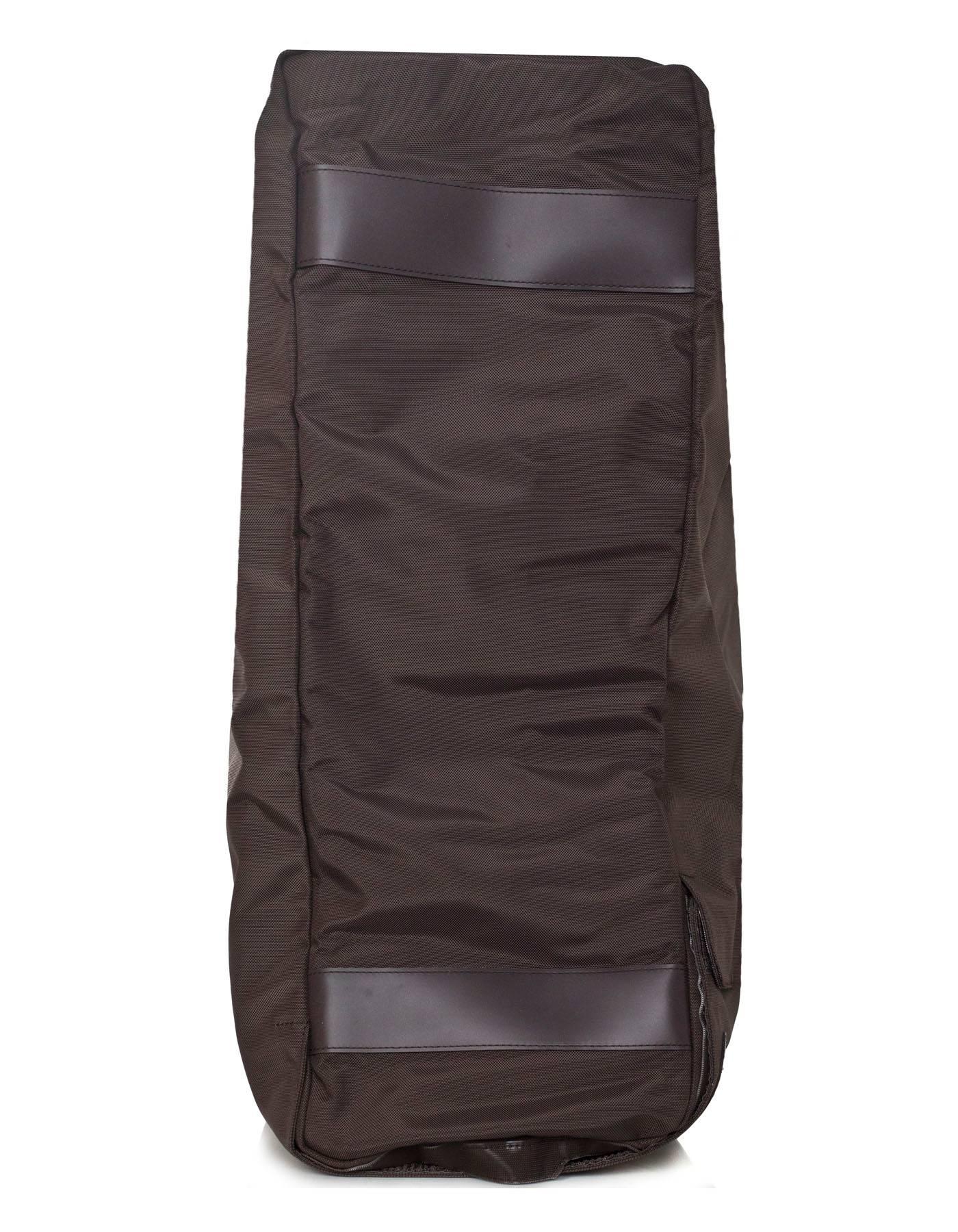 Louis Vuitton Brown Nylon Pegase 45 Suitcase Cover/Protector In Excellent Condition In New York, NY