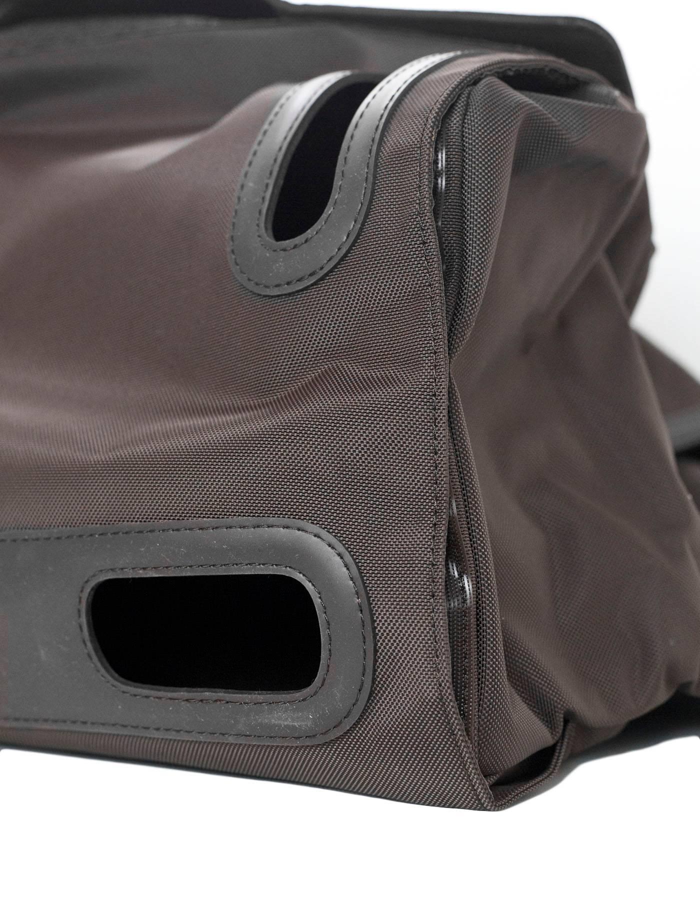 Black Louis Vuitton Brown Nylon Pegase 45 Suitcase Cover/Protector