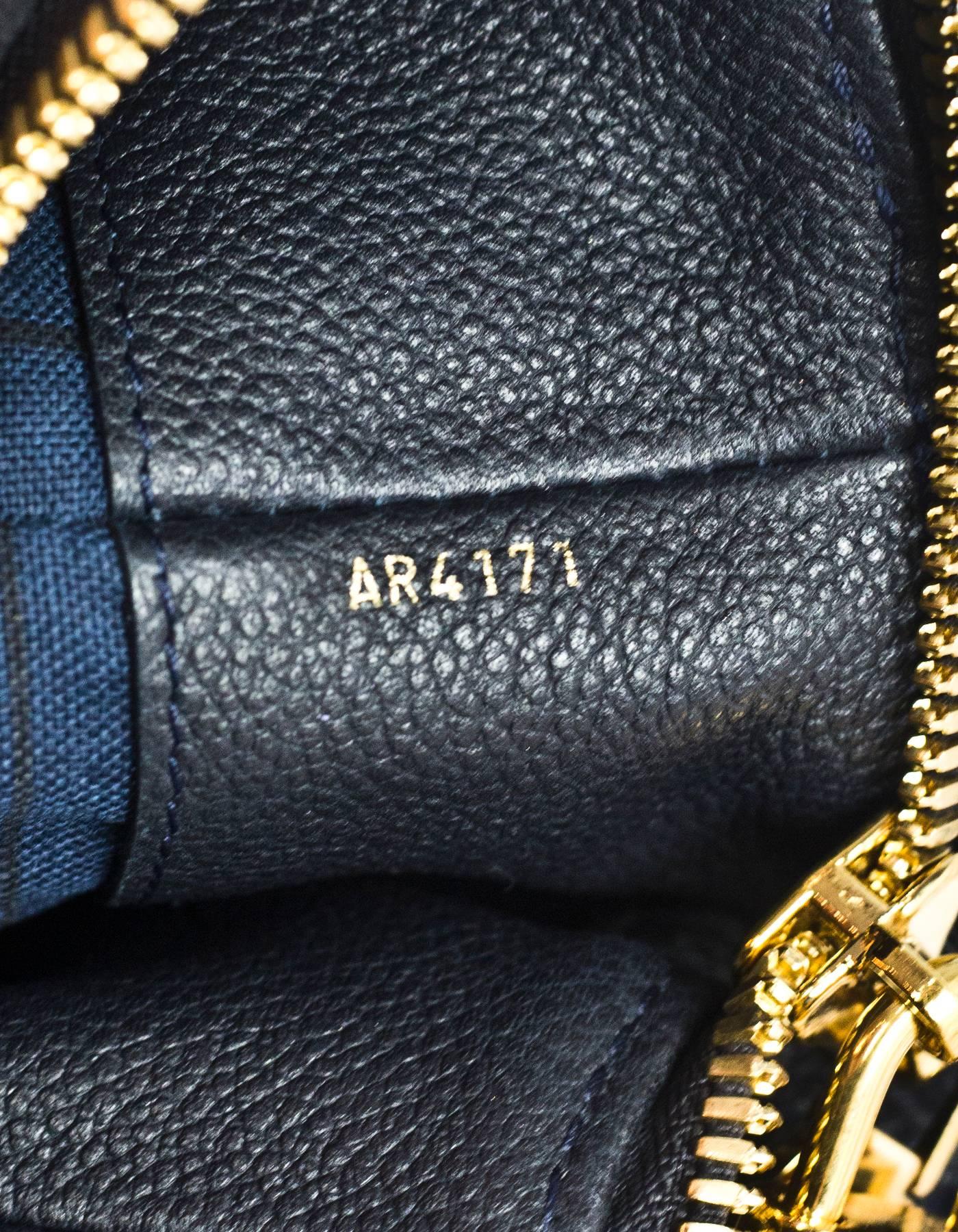Louis Vuitton Bleu Infini Monogram Empreinte Audacieuse GM Bag With Strap 2