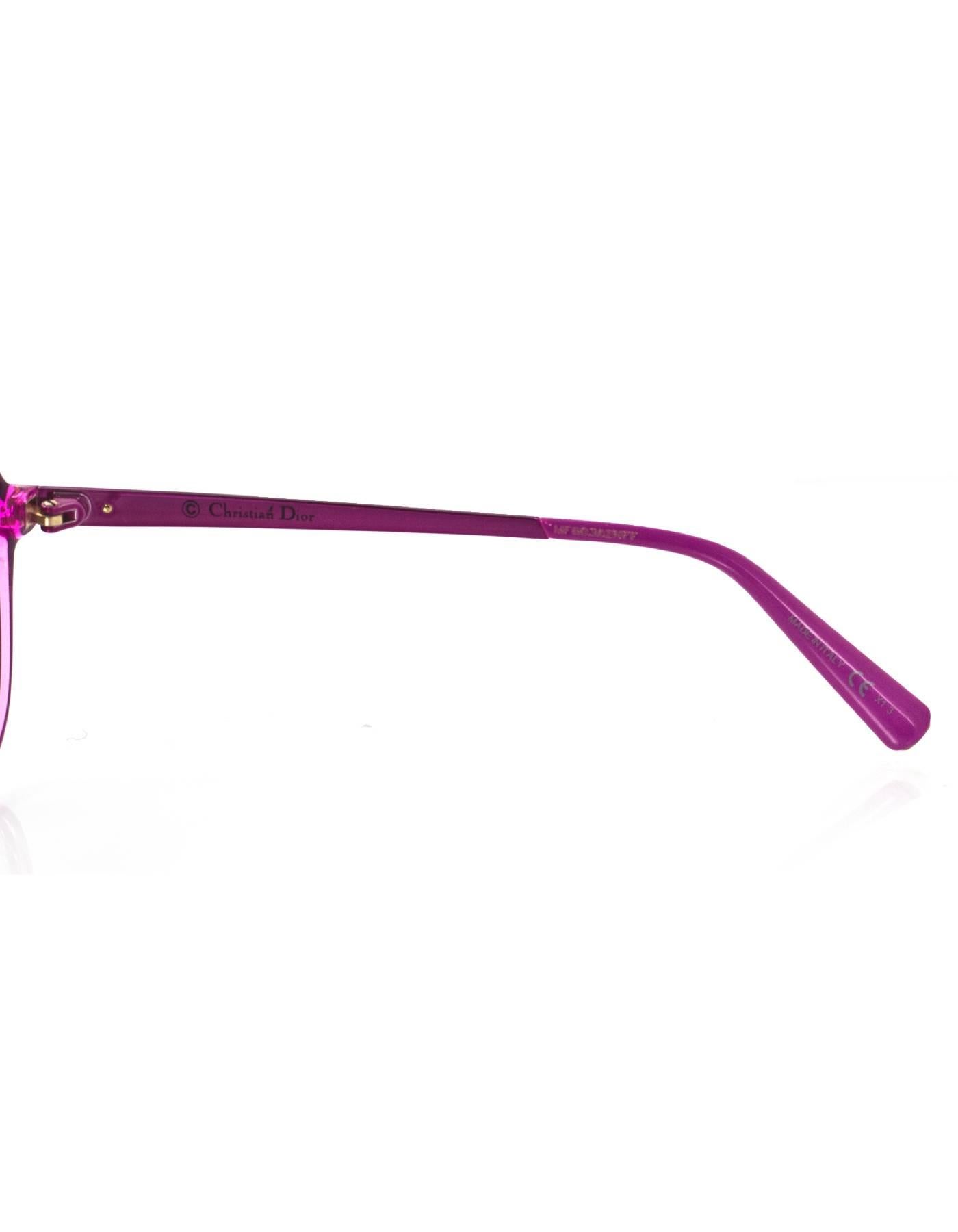christian dior purple sunglasses