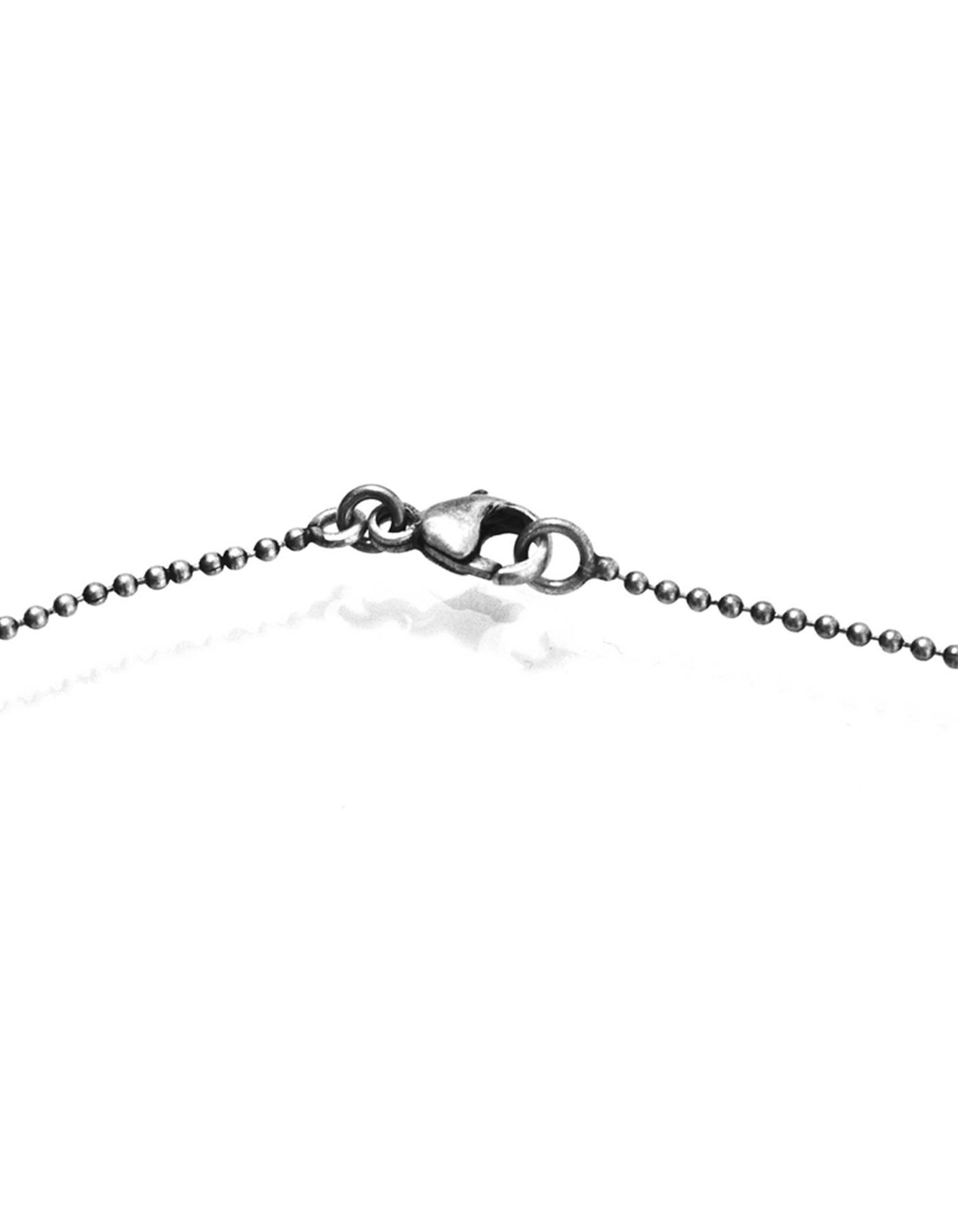 Saint Laurent 2017 Silvertone Razor Blade Necklace With Box At 1stdibs
