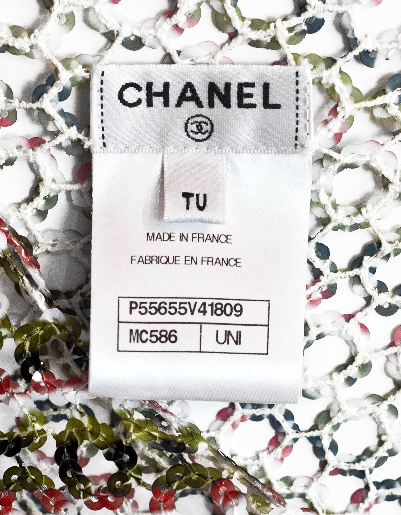 Chanel 2017 Cuba/Paris Resort Sequin Belt/Scarf 1