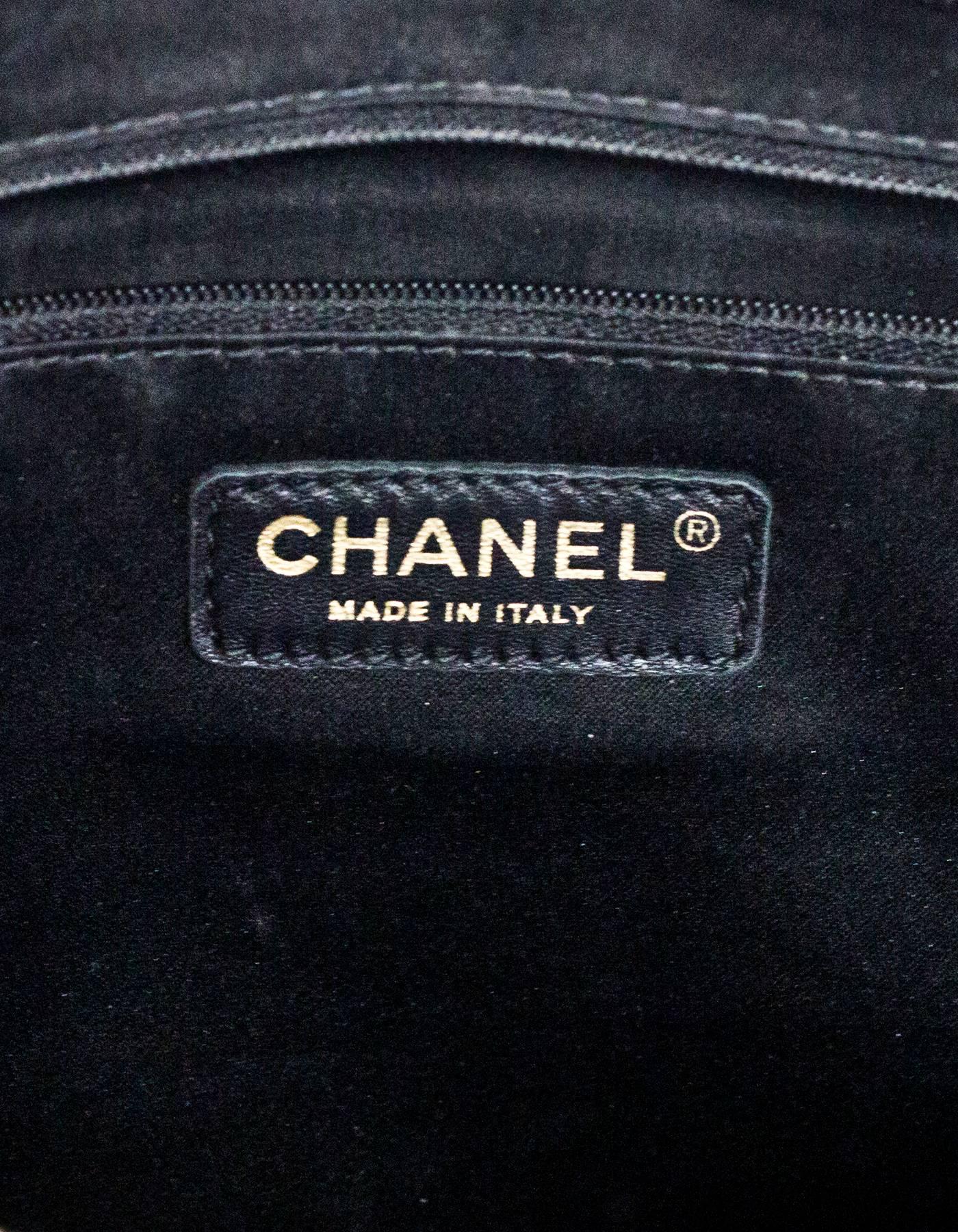 Chanel Black Caviar Leather XL GST Grand Shopping Tote Bag GHW 1
