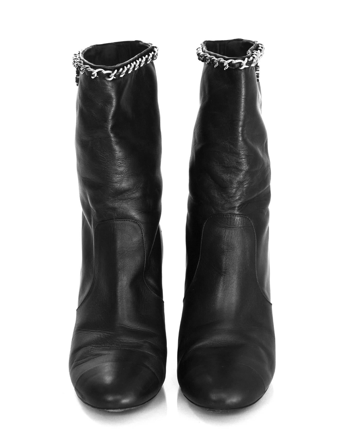 chanel short boots