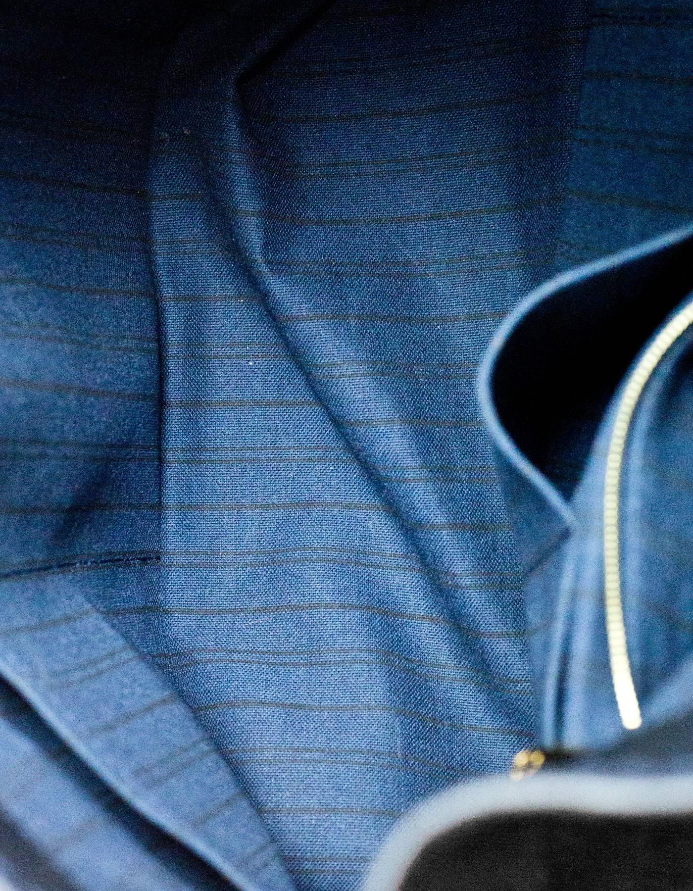 Louis Vuitton Blue Infini Leather Monogram Empreinte Artsy MM Hobo Tote Bag 1
